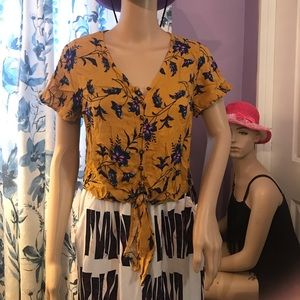 Urban Romantics Yellow Blouse